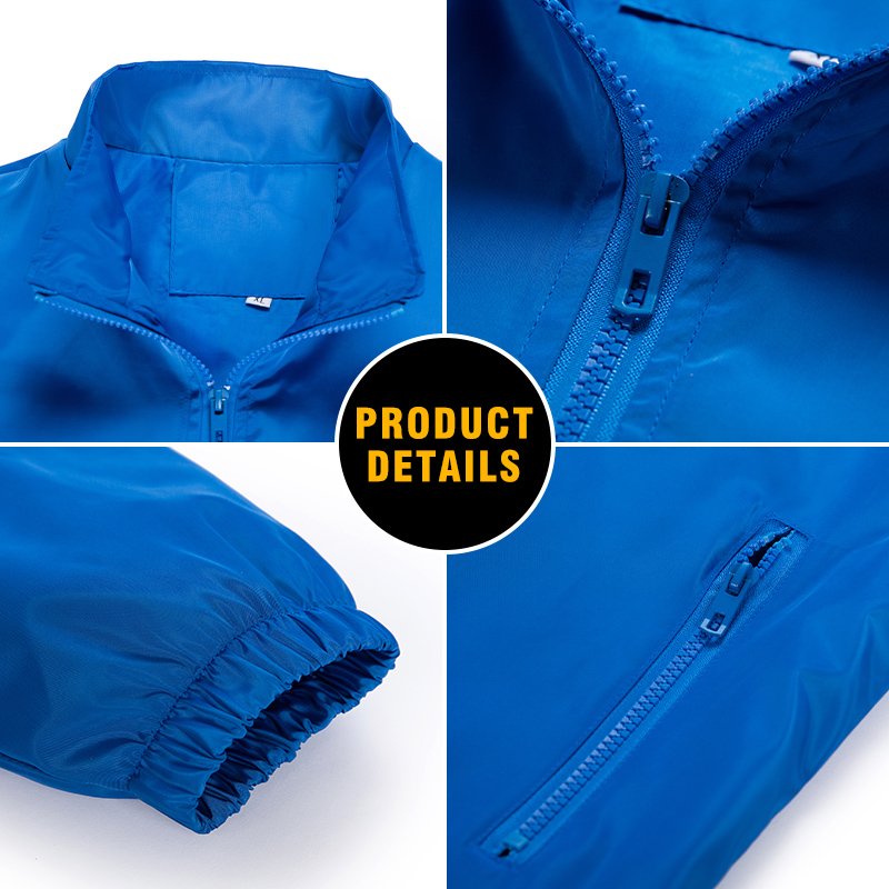 Stand collar outdoor thin windbreaker custom logo waterproof and windproof work clothes jacket - Image 4