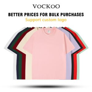 230g pure cotton T-shirt custom logo fashion casual trendy round neck short sleeve heavy cotton